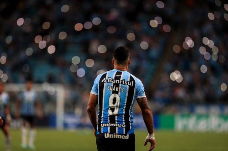 Suárez decide outra vez, Grêmio vence Brasil-Pel e segue 100% no Gauchão