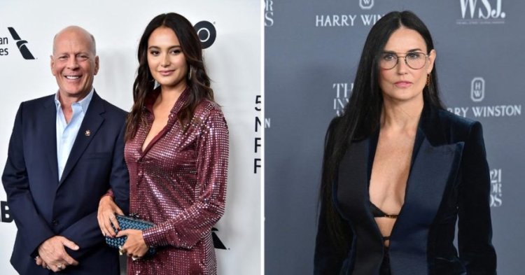 Demi Moore faz homenagem a Bruce Willis nas redes sociais: "Amo a nossa família"