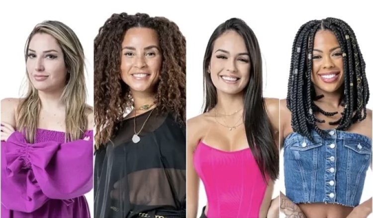 BBB 23: Amanda, Domitila, Larissa e Marvvila estão no 12º Paredão