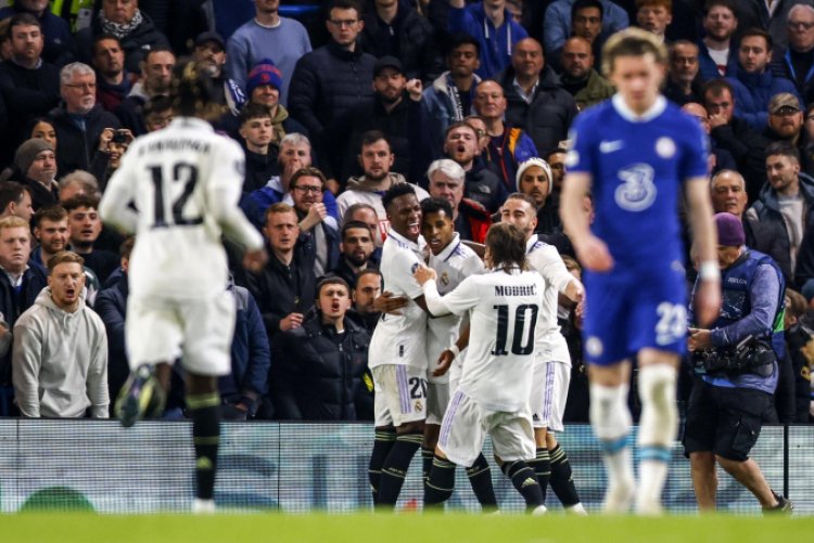 Rodrygo brilha, Real Madrid vence Chelsea de novo e avança às semifinais da Liga dos Campeões