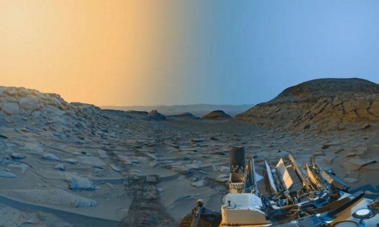 Robô da Nasa captura imagem impressionante da paisagem de Marte